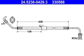 Flexible de frein ATE 330586 